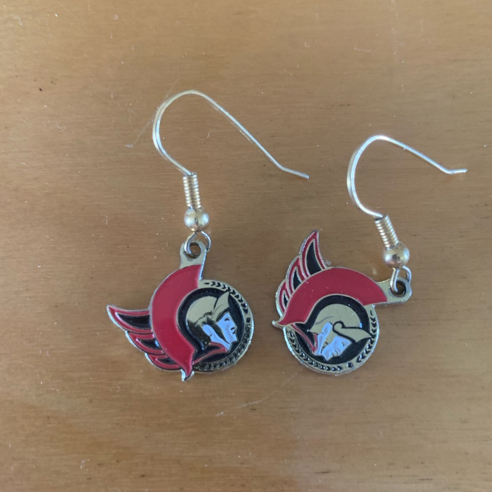 Ottawa senators earrings